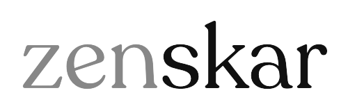 zenskar logo on a white background